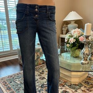 VINTAGE & FUNKY LIP SERVICE JEANS IN GREAT CONDITION.